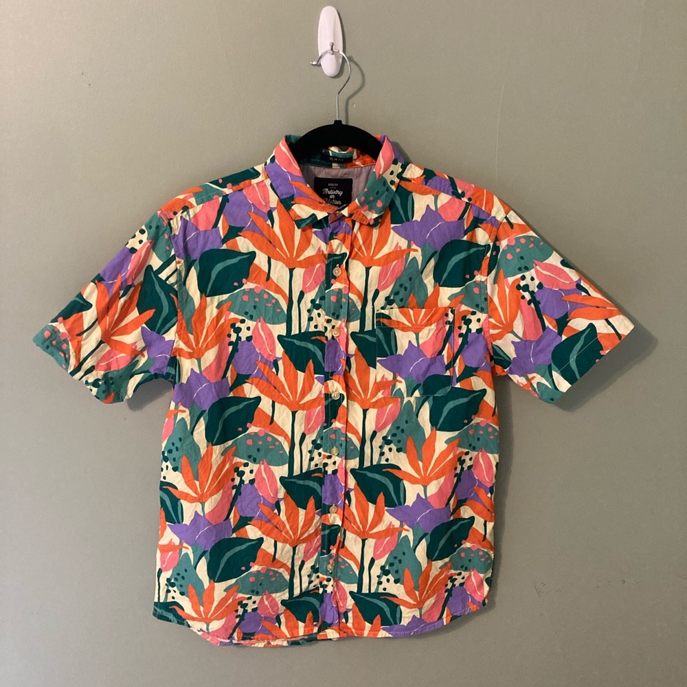 Mens button up Hawaiian shirt